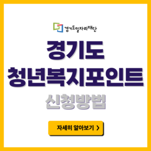 경기도 청년 복지포인트