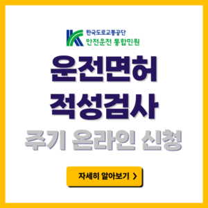 운전면허 적성검사 갱신