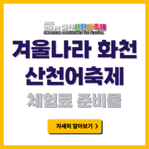 화천산천어축제 예약방법